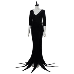 2019 La Famille Addams Morticia Addams Halloween Cosplay Costume