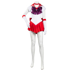 Sailor Mars Hino Rei Tenue Halloween Sailor Moon Cosplay Costume