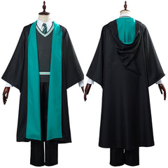 Harry Potter Uniforme Scolaire Slytherin Robe Cape Tenue Halloween Carnaval Cosplay Costume