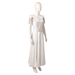 House of the Dragon Rhaenyra Targaryen Robe Blanche Vintage Cosplay Costume Médiéval