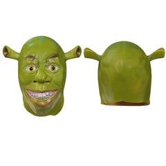 Accessoires Shrek Mask Masque En Latex Fête Cosplay  Halloween