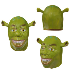 Accessoires Shrek Mask Masque En Latex Fête Cosplay  Halloween