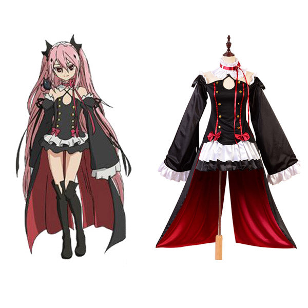 Seraph of the End Vampires Krul Tepes Uniforme Cosplay Costume