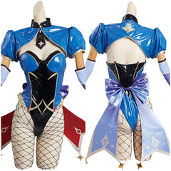 Genshin impact Mona Bunny Girls Cosplay Costume - Cossky