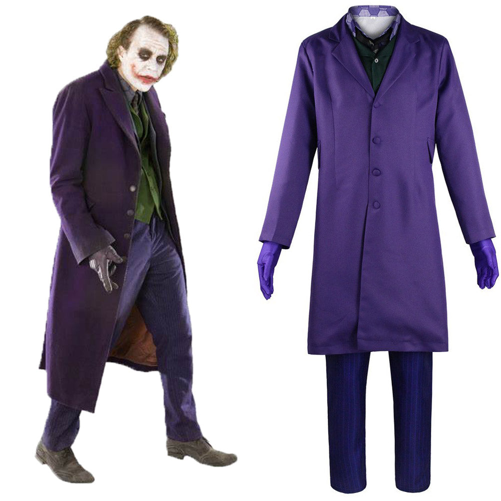 Film The Dark Knight Heath Ledger Joker Tenue Complete Cosplay Costume