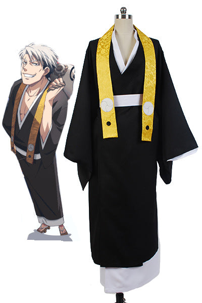 Gugure!Kokkuri-san Shigaraki Kimono Uniforme Cosplay Costume