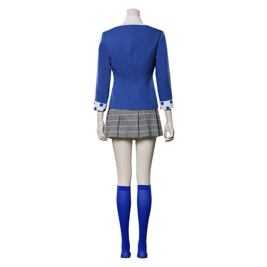 Cosplay Costume Veronica Sawyer Heathers(1988) Film Cosplay Tenue Bleue Femme