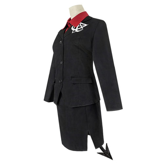 Helltaker Modeus Femme Uniforme Jupe Halloween Carnaval Cosplay Costume