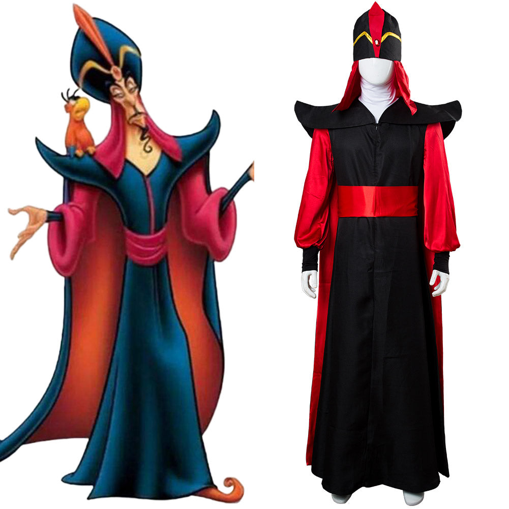 Film Aladdin Jafar Villain Uniform Cosplay Costume