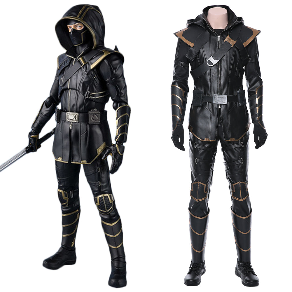 Avengers 4 Endgame Hawkeye Clint Barton Ninja Cosplay Costume Ver 2