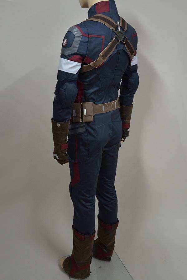 Costume d'uniforme musculaire pour enfants, Avengers Captain America,  Costume de Cosplay super-héros, Halloween, carnaval