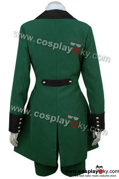 Black Butler Ciel Phantomhive Cosplay Costume Vert