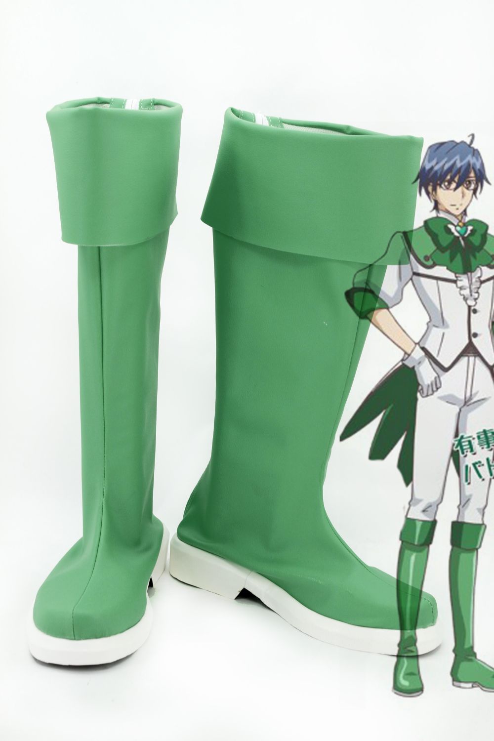 Cute High Earth Defense Club LOVE! Defense Club Atsushi Kinugawa Botte Verte Cosplay Chaussures
