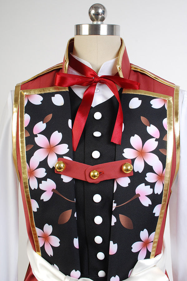 Hakuoki Chizuru Yukimura Escrimeur Uniforme Cosplay Costume