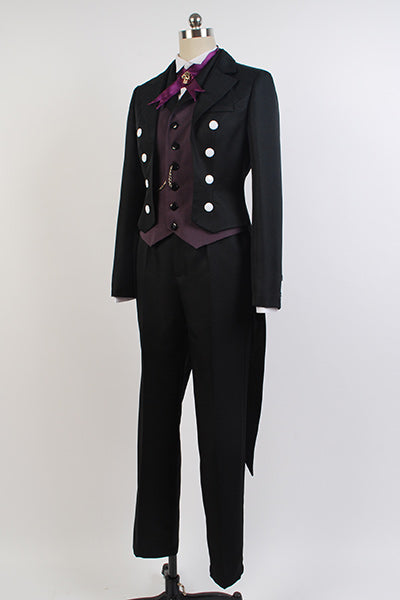 Black Butler Kuroshitsuji Sebastian Michaelis Uniforme Cosplay Costume
