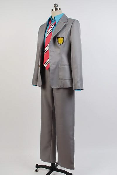 Kimi no Uso Your Lie In April Kousei Arima Uniforme Cosplay Costume