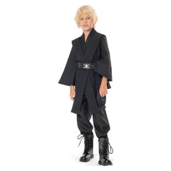 Enfant Anakin Skywalker Noir Cosplay Costume Version D'enfant