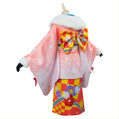 Fate Grand Order Jeanne d'Arc Santa Lily Kimono Cosplay Costume