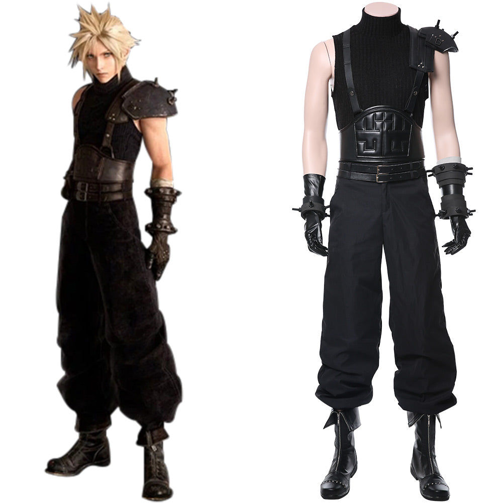 Final Fantasy VII : Remake FF7 FF VII Cloud Strife Cosplay Costume