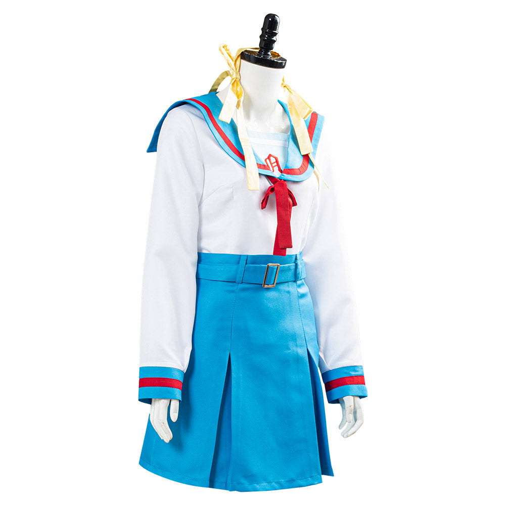 La Mélancolie de Haruhi Suzumiya Uniforme Scolaire Cosplay Costume