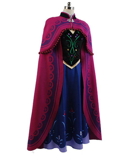 La Reine Des Neiges Princesse Anna Cosplay Costume