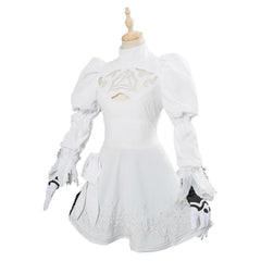 SoulCalibur VI 2B Robe Robe Blanche Cosplay Costume