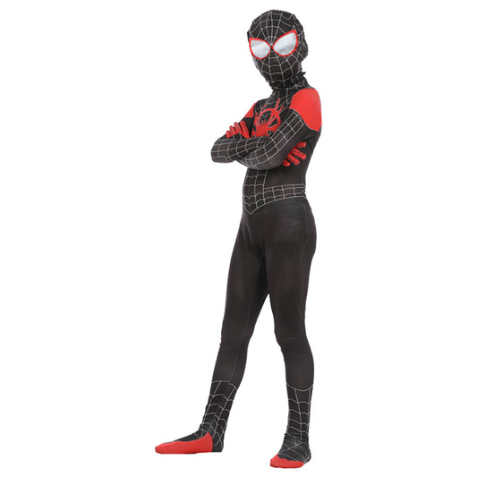 Spider-Man Into the Spider-Verse Spiderman Costume Enfant Cosplay Costume