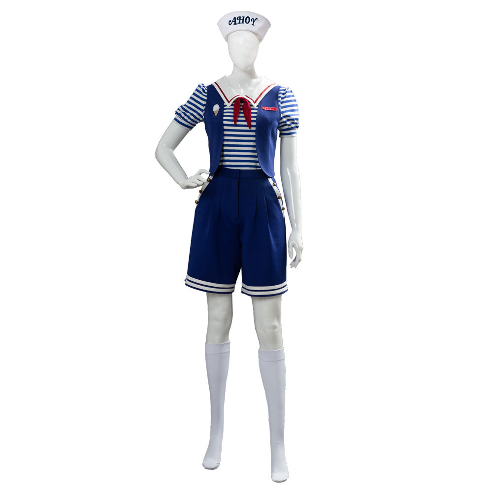 Stranger Things Saison 3 S3 Scoops Ahoy Robin Cosplay Costume
