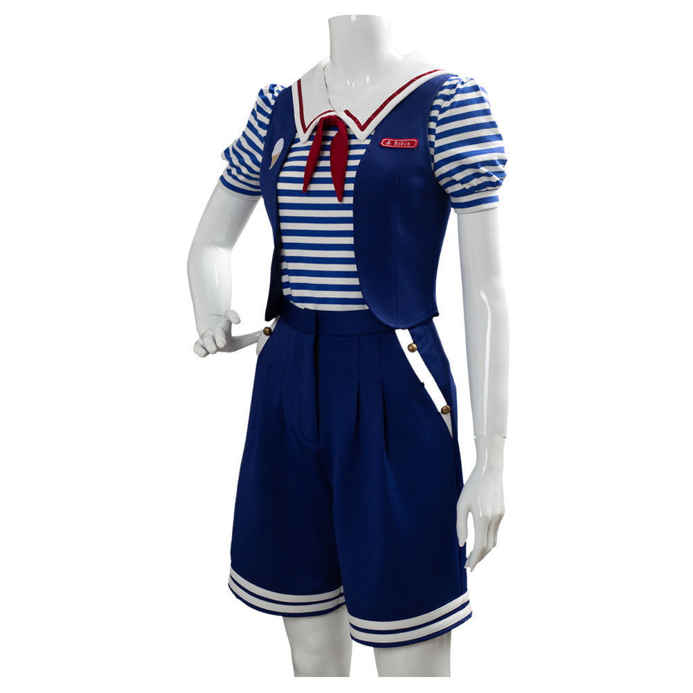Stranger Things Saison 3 S3 Scoops Ahoy Robin Cosplay Costume