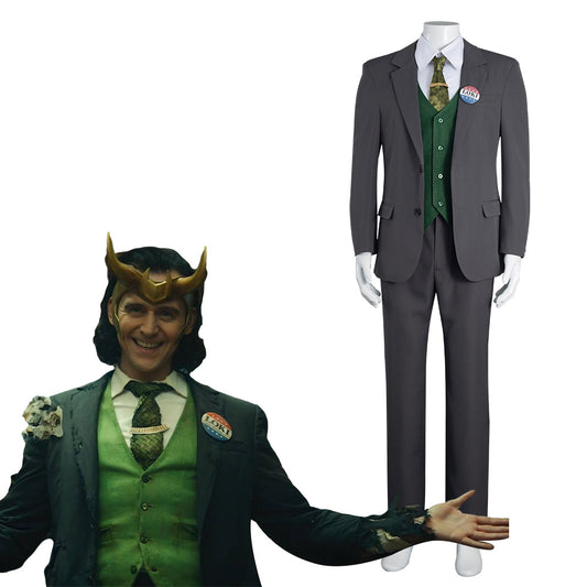 TV Loki President Loki Tenue Cosplay Costume