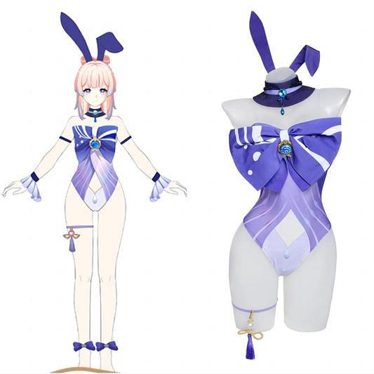 Genshin Impact Sangonomiya Kokomi Bunny Girls Cosplay Costume