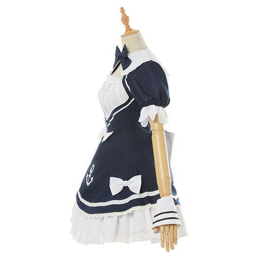 Youtuber Hololive Minato Aqua Maid Cosplay Costume