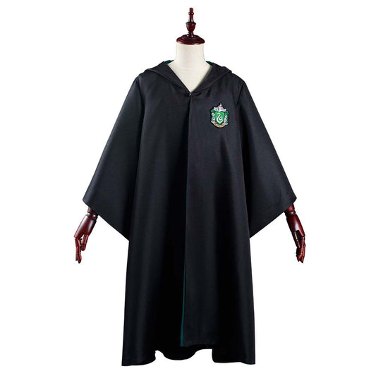 Harry Potter Serpentard Slytherin Robe Cape Cosplay Costume