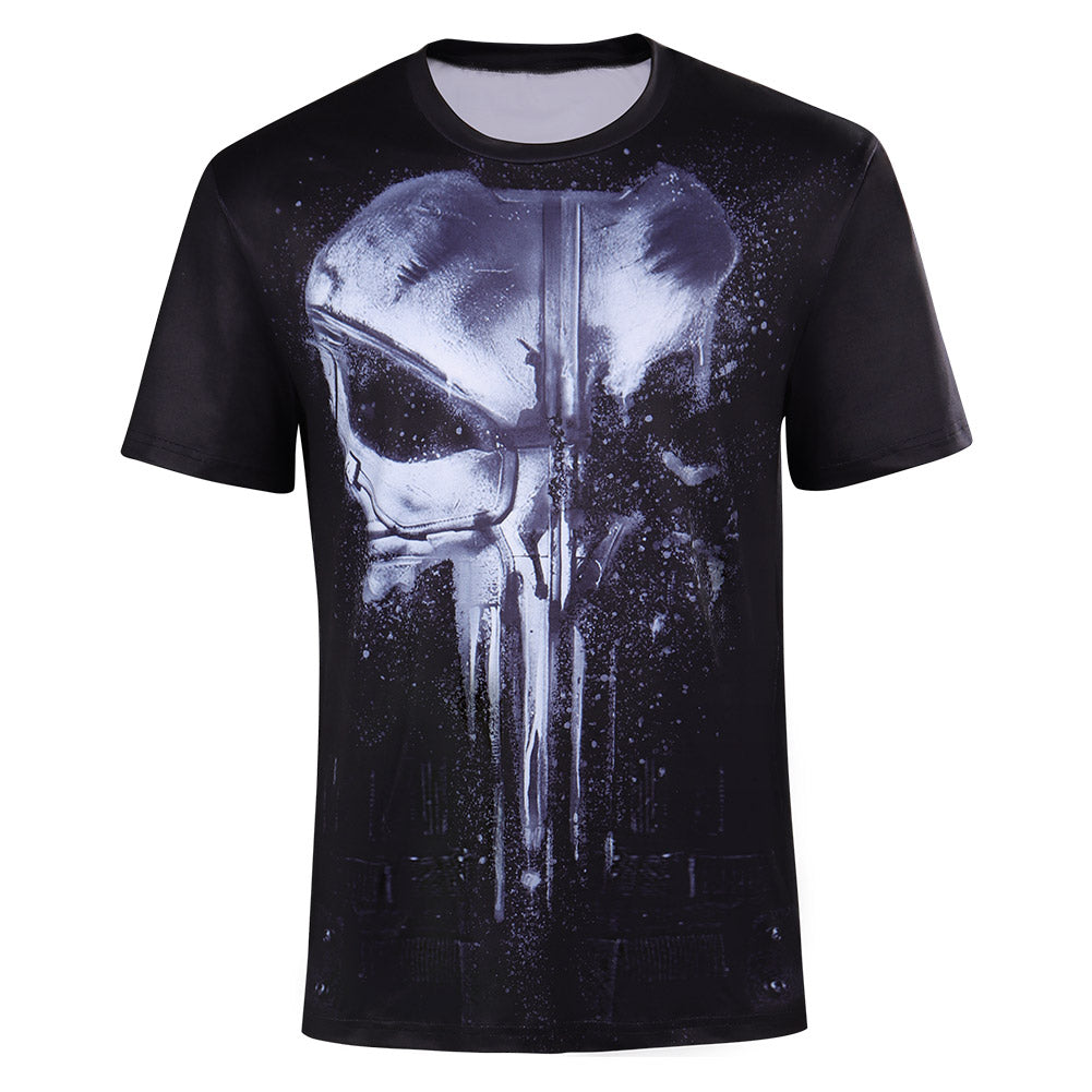 Daredevil Punisher Tee-shirt Cosplay Costume