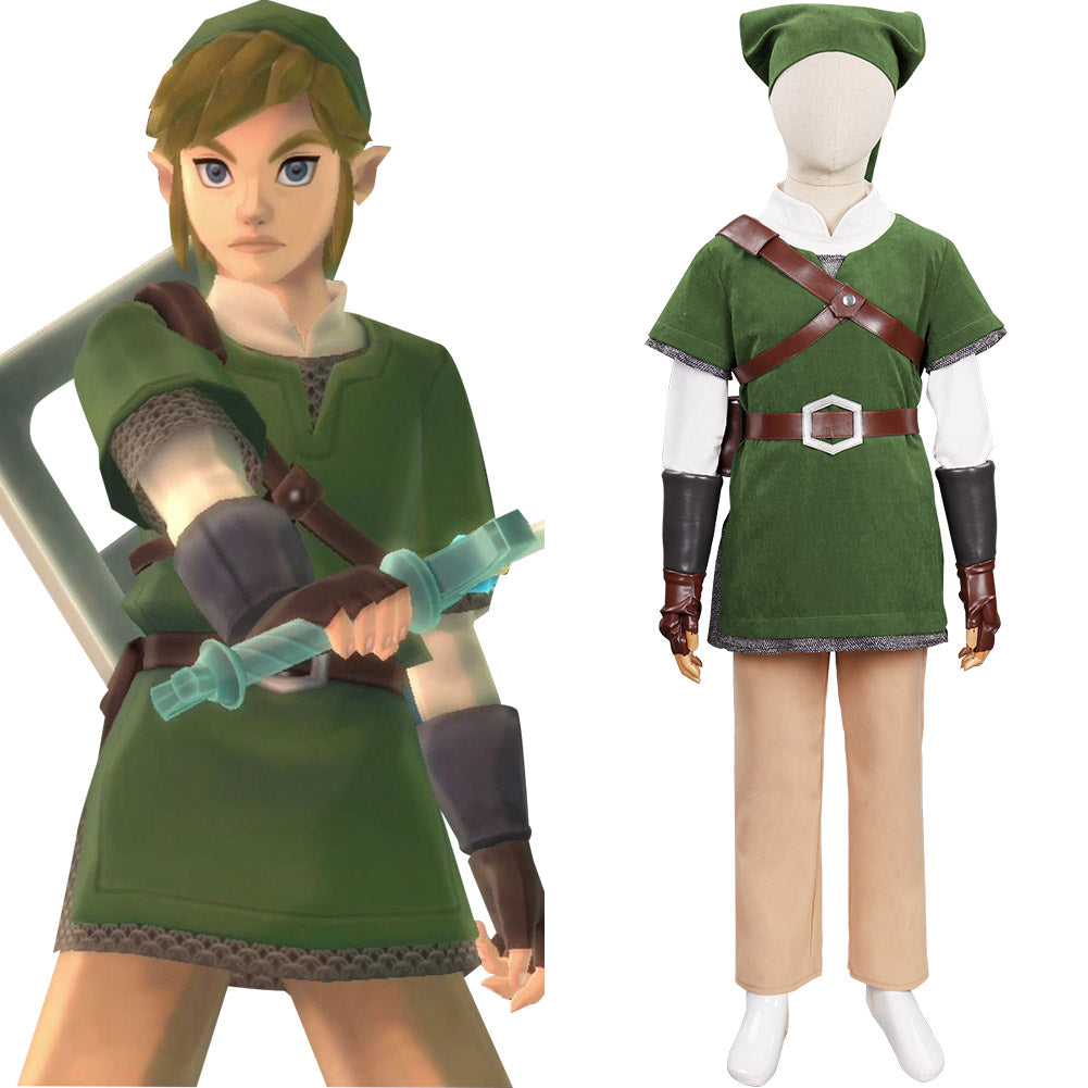 The Legend of Zelda: Breath of the Wild Link Enfant Cosplay Costume