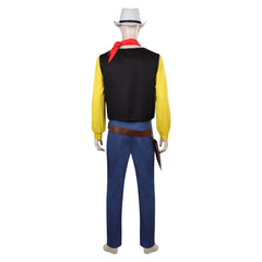 Adulte Anime Lucky Luke Jaune Tenue Cosplay Costume Halloween