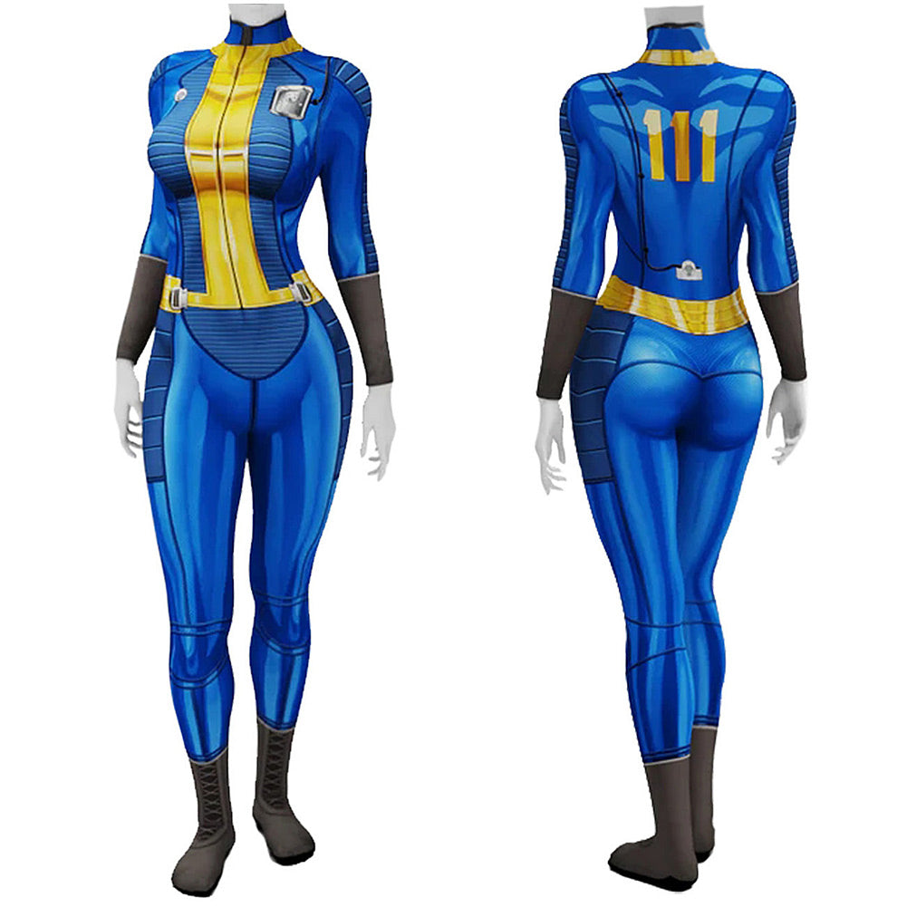 Adulte Fallout 76 Vault 76 Femme Combinaison Cosplay Costume