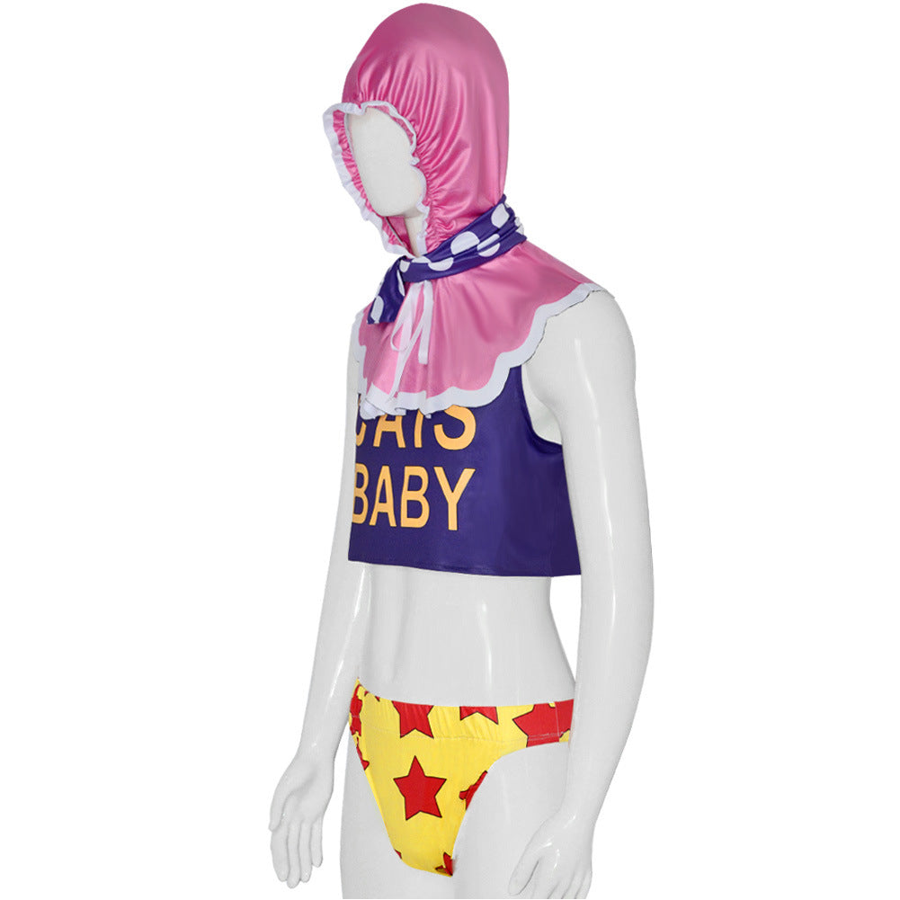 Adulte One Piece Senor Pink Bébé Cosplay Costume