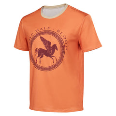 Adulte TV Percy Jackson T-shirt Orange Cosplay Costume