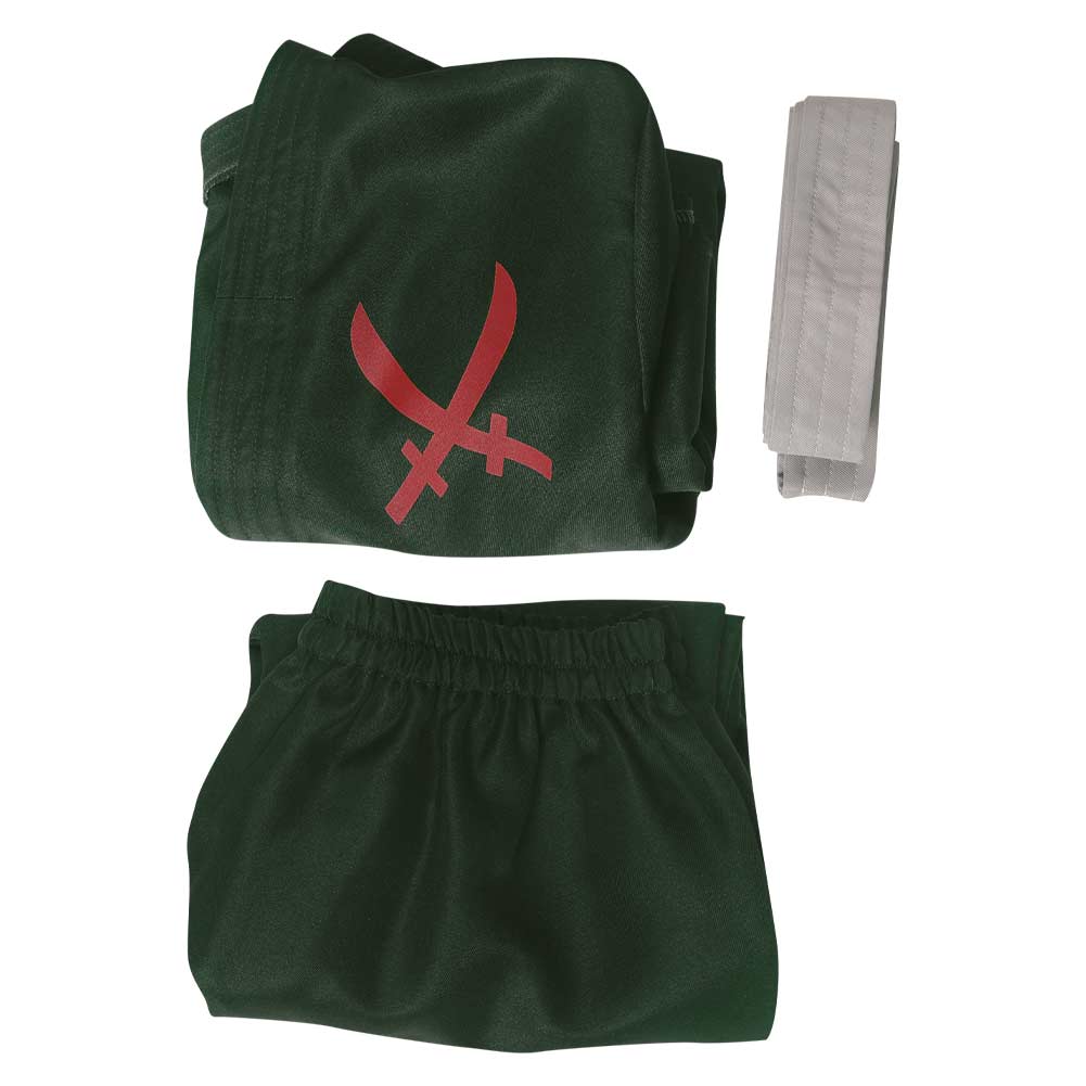 Adulte Zoro One Piece Vert Tenue Cosplay Costume