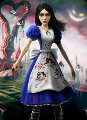 Alice: Retour au pays de la folie Alice Robe Bleue Cosplay Costume