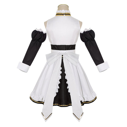 Anime Hikikomari Kyuuketsuki no Monmon Villhaze Maid Cosplay Costume