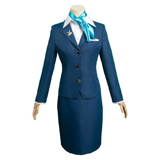 Anime Hokkyoku Hyakkaten no Concierge San Akino Tenue Femme Cosplay Costume