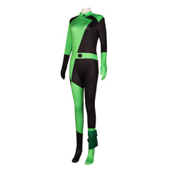 Anime Kim Possible Shego Combinaison Imprimée Cosplay Costume