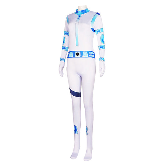 Anime Kim Possible Zentai Spandex Combinaison Cosplay Costume