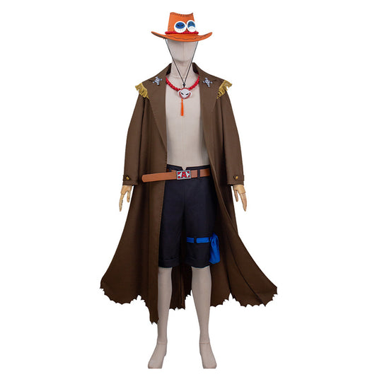 Anime One Piece Ace Cosplay Costume