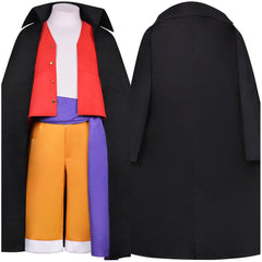 Anime One Piece Luffy Enfant Cosplay Costume Cinq Pièces