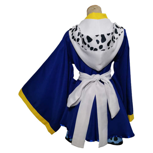 Anime One Piece Onigashima Trafalgar D. Water Law Femme Lolita Robe Cosplay Costume