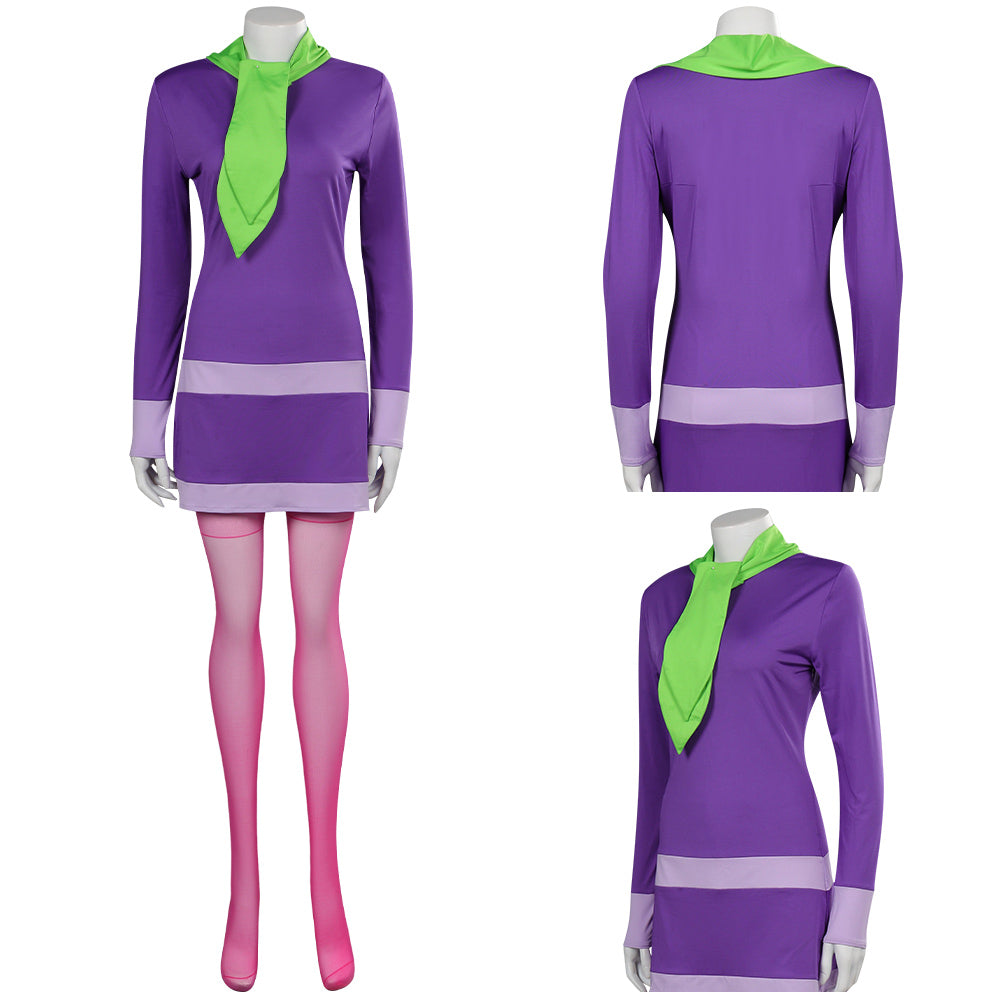 Anime Scooby-Doo Daphne Blake Violet Tenue Cosplay Costume