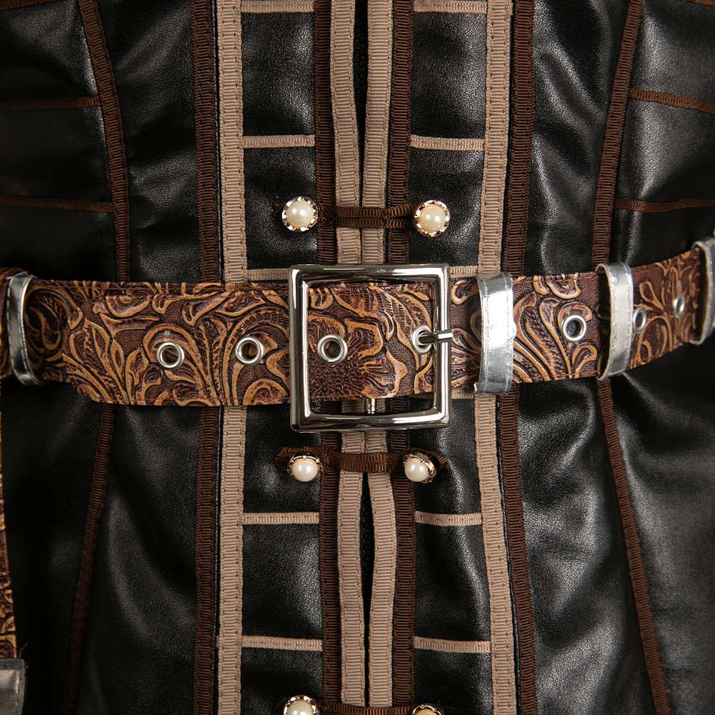 Baldur‘s Gate Astarion Jeu Gilet en cuir Cosplay Costume